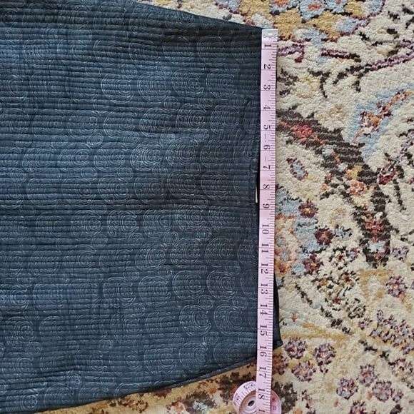 Vintage Silk Quilted Skirt Size Large - Picture 6 of 7